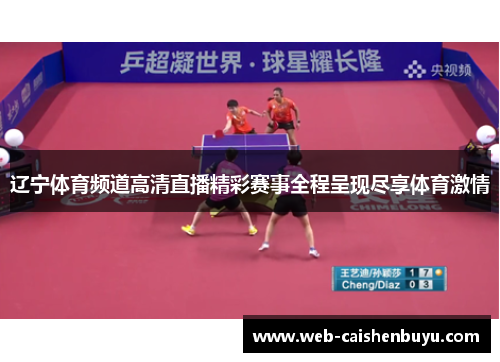 辽宁体育频道高清直播精彩赛事全程呈现尽享体育激情